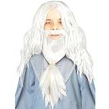 Funidelia | Peruk Dumbledore med skägg Harry Potter för pokje Filmer & Serier, Trollkarlar, Gryffindor, Hogwarts - Accessoarer för barn, accessoarer för maskeraddräkter - Grå/Silver