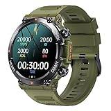 AMZLORD K56PRO Fashion Smartwatch 1,39-tums skärm Sport Smart Watch Fitness Tracker Puls Blodtrycksmätare -kompatibel 5.0 Call (grön)