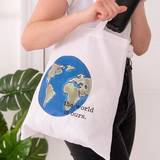 The World Is Ours Globe Tote Bag