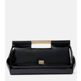 Dolce&Gabbana Sicily Large leather clutch - black - One size fits all