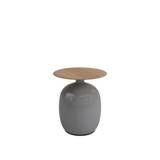 Gloster - Blow Low Side Table, Smoke - Småbord & Sidobord utomhus
