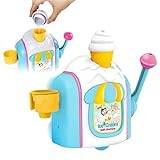 Bubble Ice Cream Maker Badleksak | Leksak för skumbadkar - Badkarsmaskin, badleksak för barn, duschleksak, leksak för bubbelbadkar med 4 glassstrutar Chucheng