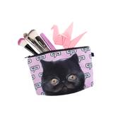 Black Cat Garfield 3D Printing Multi-Functional Cosmetic Bag Clutch Bag Storage Wash Bag