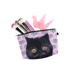 Black Cat Garfield 3D Printing Multi-Functional Cosmetic Bag Clutch Bag Storage Wash Bag