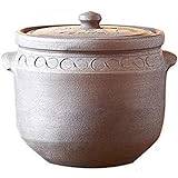 Grytgryta, sjudgryta, Pottery Pot Keramik Lergryta Keramikgryta, Lämplig for matlagning och den har bra termisk stabilitet och hållbarhet, Lämplig for gas, ugn, elektrisk keramisk spis-8L (Size : 4L