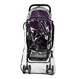 Large, EVA Baby Stroller Rain Cover Universal EVA Pram Jogging Stroller Protection from Rain Wind Snow Dust Insects 