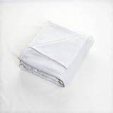 Sängfilt, 100% polyester Tvättbart överkast mjuk flanell Passar de flesta 1-2-sits soffor Soffor Fåtölj, 110x150 cm, röd (färg: röd, storlek (färg: röd, storlek: 110 x 150 cm) (Color : White, Size