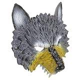 PRETYZOOM Halloween Wolf Wolf Mask Maskeradmask För Män Festival Fest Dans Mask För Varg Cosplay Djurmasker Halloween Varg Mask Varg Kostym Mask Monster Mask Varulvsmask Djur- Utgöra 3d