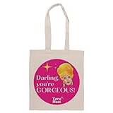 Darling Youre Gorgeous! Livsmedel Beige Shoppingväska Groceries Beige Shopping Bag