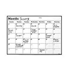 Kylskåpskalender,Magnetisk månadskalender - Dry Erase Board Planner för kylskåp, Dry Erase Calendar Board, Månadskalender för planering Qihuyi
