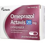 Omeprazol Actavis Enterokapsel Hård 20 mg 28 Styck