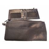 Pepe Jeans Leather clutch bag