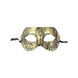 FASE Brons färg romersk grekisk herr venetiansk halloween kostym fest maskerad mask