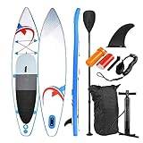 Surfboard Inflatable SUP335 Stand Up Paddle Board For All Skill Levels, Non-Slip SUP, Surfboard With Paddle&Fin&Waterproof Bag&Air Pump Outdoor Recreation