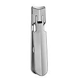 IJNHYTG Nagelklippare Professional Nail Clippers Stainless Steel Nail Cutter Toenail Fingernail Manicure Trimmer Toenail Clippers Pedicure Tool(Color:Silver)