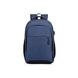 jonam Ryggsäck herr Man Backpack Waterproof Male Ultra Lightweight Back Bag for Men Travel Backpacks Book Bag Notebook Casual Backpack (Color : Blu)