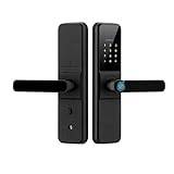 Ttlock elektroniskt smart dörrlås med biometriskt fingeravtryck (Color : H01 TT 7085)