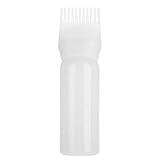 Applikatorflaska för hårolja, 160 ml Root Comb Applikatorflaska Lättviktig oljeflaska för hår för behandling av hårbotten Essentiellt och hårfärgningsmedel(White)