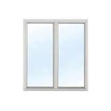 Fast fönster med bågpost - Trä - 2-glas-14x13