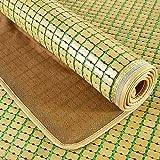 X1NGFU Sommar bambu sovmatta, sommarsäsong, liggmattor, halkfri mahjongmatta, för sovrum säng soffa, bredd x längd (50 x 150 cm)