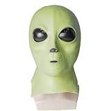 Hworks utomjording latexmask huvudbonader UFO science fiction filmtema rolig mask scenrekvisita