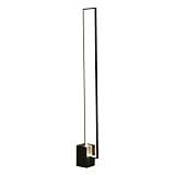SSWERWEQ Golvlampa Geometric Square Led Floor Lamp Modern Dimmable Black Stand Lights Living Room Decoration Tall Lamps for Bedroom Corner Lamps