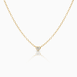 Sandberg ankarlänk med diamant hjärthänge 0,12ct 18K guld