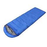 SSWERWEQ Sovsäckar för vuxna Outdoor Camping Sleeping Bag 4 Season Waterproof Travel Hiking Folding Lunch Break Sleep Pouch (Color : Royal blue)