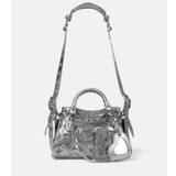 Balenciaga Neo Cagole XS leather tote bag - silver - One size fits all