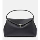 Toteme T-Lock Small leather clutch - black - One size fits all