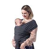 Yolispa Bärsele för nyfödda och småbarn upp till 15 kg babyhållare bärsjal