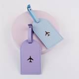 2pcs/set Fashion Travel Luggage Tag Blue Purple Luggage Tags