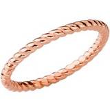 Chic Rope Ring in 9ct Rose Gold