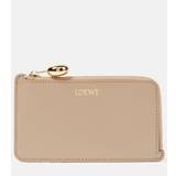 Loewe Leather card holder - beige - One size fits all