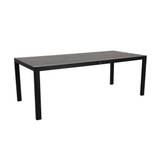 Rodez matbord 209x95cm svart/grå