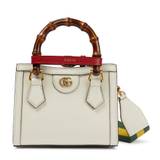 Gucci Gucci Diana Mini leather tote bag - white - One size fits all