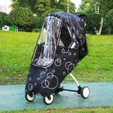 Universal Waterproof Winter Thicken Rain Cover Wind Dust Protector Full Raincoat for Baby Strollers Stroller Accessories - Black bubble