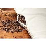 Merino Wool Bedding 1 st ECCO boveteskal kudde 100 % organisk kudde, bomullsöverdrag sängkudde (40 x 40 cm)