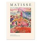 Matisse Affischer Och Utskrifter Mountain Village På Kvällen Bild Matisse Canvas Målning Modern Väggkonst För Vardagsrum Heminredning 40x60cm Ingen Ram