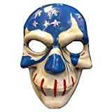 UK The Purge Original USA flagga ansikte lyx halloween hård plast mask med elastiskt bälte från Election Year Film