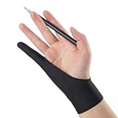 Streysisl Konstnärs-rithandskar, handskar för digital konst – anti-touch-handskar – andningsaktiva konsthandskar för att skissa på papper, skissa, måla och grafisk ritning