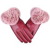 ASADFDAA Handskar kvinnor Thickened Thermal Gloves Winter Women's Cycling Gloves Touch Screen Touch Windproof