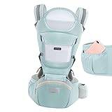 Bärsele omslag - Bröstbärsele,Höfthållare för småbarn med 360° ventilation, skydd för huvud och huva med förvaringsväska för baby, småbarn och barn Fivetoo