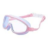SUPVOX 1 St simglasögon med ram skyddsglasögon för män dykutrustning simutrustning uv-glasögon transparent strandglasögon barn simglasögon utomhus- Dykarglasögon flickbarn Silikagel