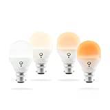 LIFX Mini Day & Dusk (B22) Wi-Fi Smart LED Light Bulb, Adjustable, Dimmable, No Hub Required, Works with Alexa, Apple HomeKit and The Google Assistant, Pack of 4, HB4L3A19MTW08B22