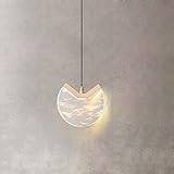 Mini Modern Hanging Light Crystal Drop Lamp Pendant Lighting 5.91Inches Ceiling Light Metals Decor Sconce Suspend Light for Kitchen Island Light Fixture Children's Room Chandelier Spotlight WgGUIF
