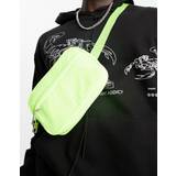 ASOS DESIGN – Neongrön magväska med axelrem och dragkedja-Grön/a - One Size