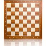 Master of Chess Schackbräde i Trä Turnering 54 cm - Handgjort Reseschack Spelbart - Stort Schackspel för Barn och Vuxna - Staunton NO.5