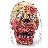 Halloween Scary Mask, Cut Off Head Prop Decorations And Realistic Creepy Costume Party Masks, Scary Walking Dead Zombie Head For Halloween/Carnival/Makeup Party/Halloween/Haunted House
