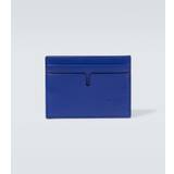 Burberry EKD leather card holder - blue - One size fits all